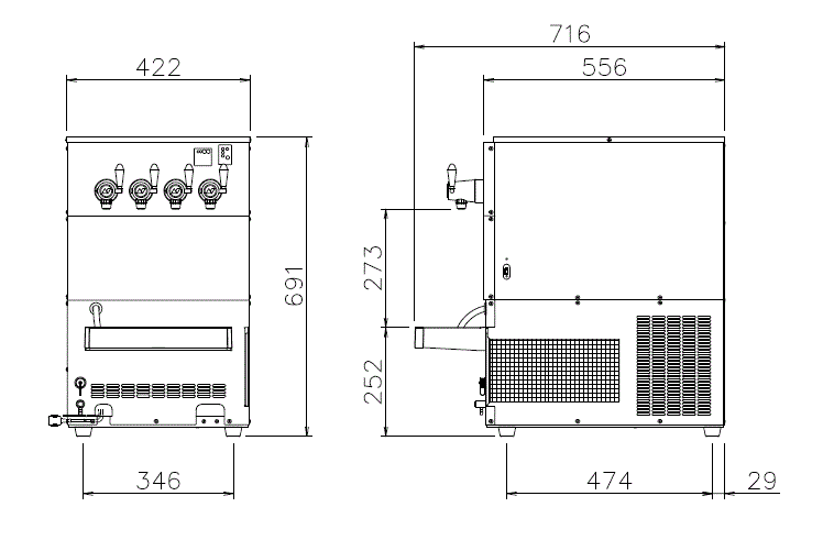 PSDEX-100-4D図面