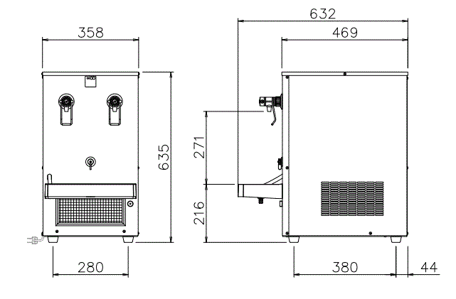 WSE-220-2W図面